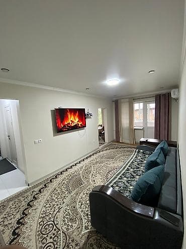 ата журт п: 3 бөлмө, 56 м², 104-серия, 4 кабат, Евроремонт — 1