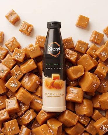 вафельные трубочки: Натуральные топпинги Siroppi для десертов Ассортимент вкусов: - — 4