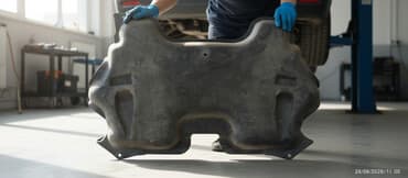 Защита картера/моторного отсека (пыльник) для автомобиля. - Материал