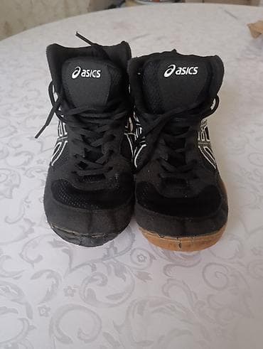 foot patch: ASICS борцовки (wrestling shoes), высокие. - Размер: EUR 40 / US 7 / — 1