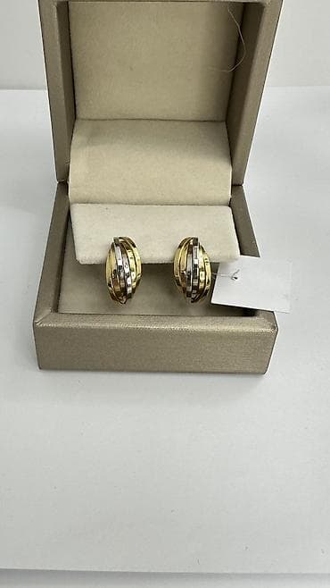 стильные украшение ручной работы: Серьги, Проба 585, Без вставки, Женские, Винтажный стиль, Новый — 8