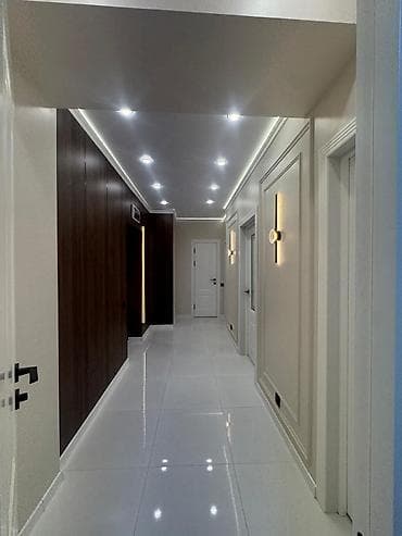 Квартиры: 2 комнаты, 64 м², Элитка, Пишпек Элитка, 10 этаж, Свежий ремонт — 1