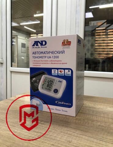 тонометр бишкек неман: Автоматический тонометр AND (Эй энд Ди) UA-1200 с крупным дисплеем — 1