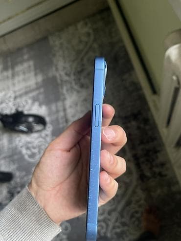 i̇phone 13: IPhone 13, Б/у, 128 ГБ, Синий, Зарядное устройство, Чехол, Коробка, 78 % — 2