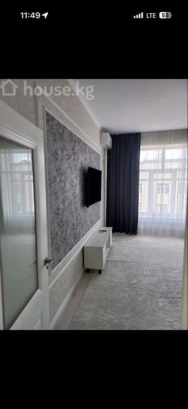 1 комната, 46 м², Джал мкр (в т.ч. Верхний, Нижний, Средний) Элитка, 8 этаж, Евроремонт — 1