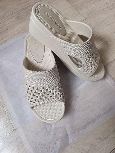 v beach: Босоножки, 34, Новый, цвет - Бежевый, Самовывоз — 5