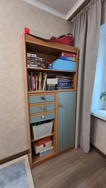 Балдар эмереги: Продаю детский гарнитур, кровать, шкаф, пинал, рабочий стол — 1