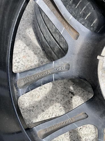 01: Литые Диски R 18 Hyundai, Комплект, отверстий - 5, Б/у — 8