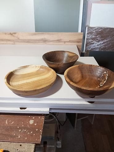 табуретка для кухни: Точёные изделия из натурального дерева - Миски/салатники, фруктовницы — 2