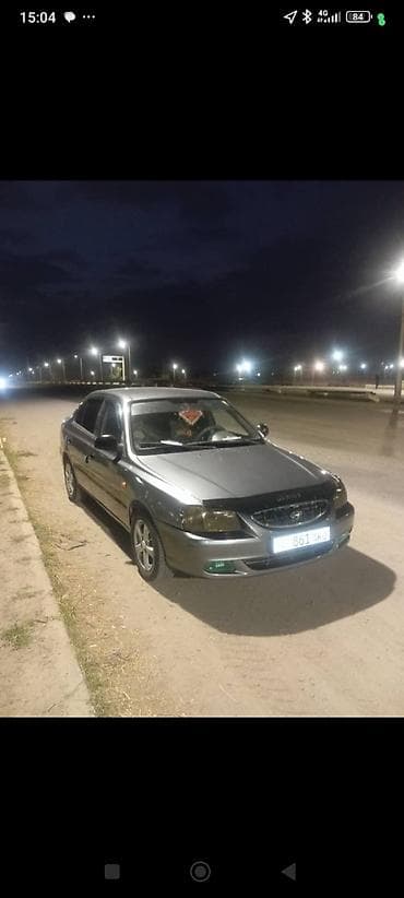Унаа: Hyundai Accent: 2007 г., 1.5 л, Кол менен иштөөчү, Бензин, Седан — 2