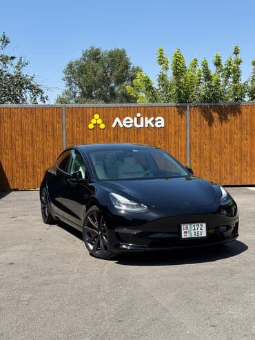электрический насос для автомобиля цена: Tesla Model 3 Performance, 2020 года Цвет: Чёрный кузов / Белый салон — 1