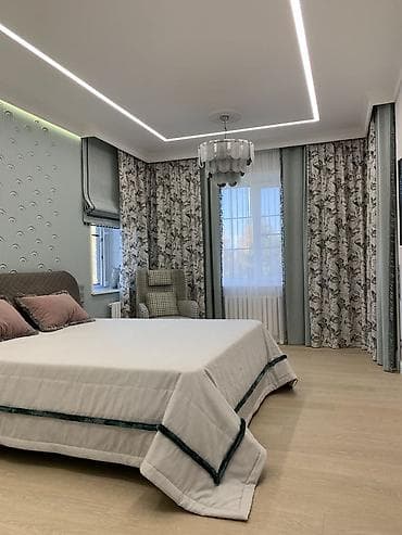 бишкек продаю квартиру: 1 комната, Люкс, элитка, Гоин, Душевая кабина, Постельное белье, Кондиционер — 3