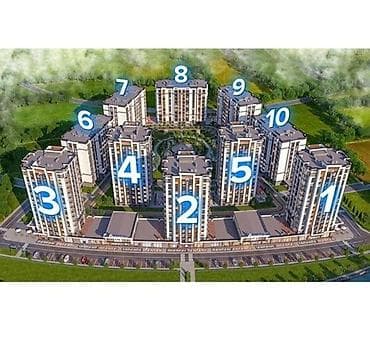 3: 3 комнаты, 131 м², Асанбай мкр Элитка, 9 этаж, ПСО (под самоотделку) — 1