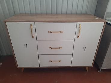 камод для зала: Комод для одежды, Без зеркала, ЛДСП, цвет - Белый — 4