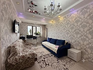 Недвижимость: 2 комнаты, 54 м², Асанбай мкр Элитка, 8 этаж, Косметический ремонт — 2