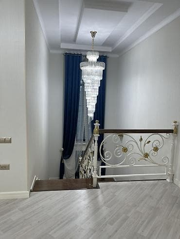 string art: Каскадная хрустальная люстра для лестничных пролётов и высоких — 1