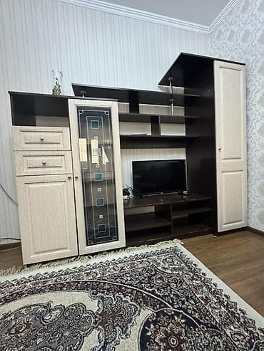 Стенка-шкаф, Тип стенки-шкафа: Модульная, Для зала, Особенности: С отделением под телевизор