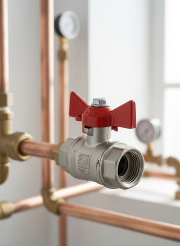 утюги сантехника: Шаровой кран, Материал: Металл — 1