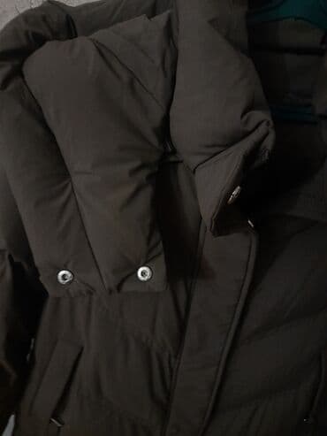 купить женский пуховик большого размера: Пуховик, Длинная модель, Стеганый, С капюшоном, Оверсайз, L — 3