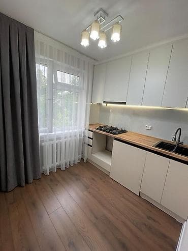 район ак кеме: 1 комната, 40 м², 104 серия, 4 этаж, Евроремонт — 3