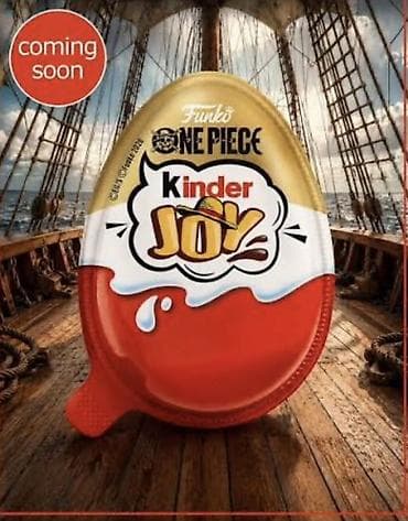 Kinder Joy x One Piece (Funko) — лимитированная серия шоколадного