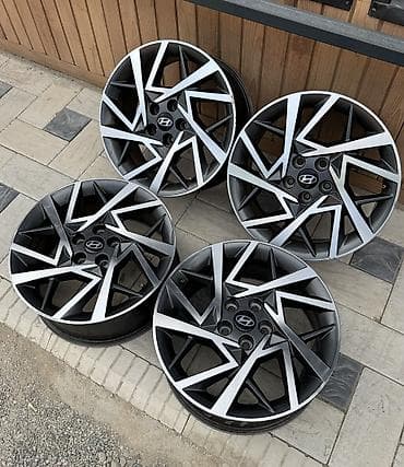 бампер на хендай акцент: Литые Диски R 18 Hyundai, Комплект, отверстий - 5, Б/у — 2