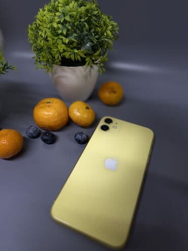 iphone 11 red: IPhone 11, Б/у, 64 ГБ, Желтый, 78 % — 2