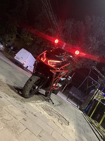 мото ролик: Скутер/мопед городского типа с тюнингом и дополнительным — 1