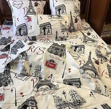 Комплект постельного 100% хлопок фланель белья с уникальным узором