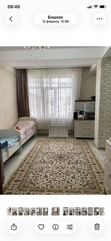 kant flat: 2 комнаты, 54 м², Индивидуалка, 9 этаж, Евроремонт — 5