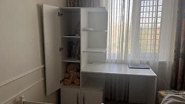 парта детиский: Парта, С полками, Детская, цвет - Белый — 5