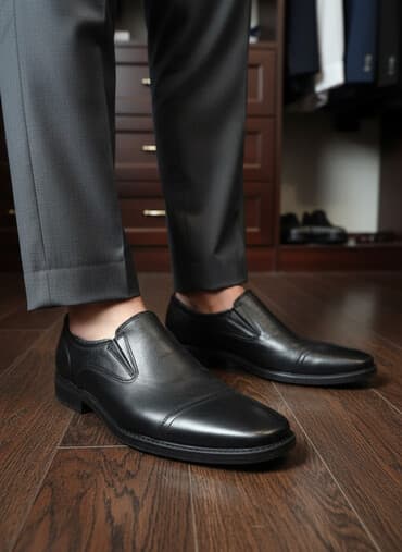 Мырзалардын бут кийими: Эркектердин туфлиси, 43, Жаңы, түсү - Кара — 2
