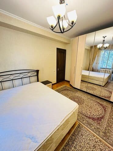 квартиры бишкек долгосрочно: 3 комнаты, Риэлтор, Без подселения, С мебелью полностью — 4