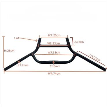 ремонт электро велосипедов: Руль туристический Универсальный расширенный руль из алюминиевого — 1