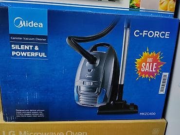 Техника и электроника: Пылесос Midea C-Force (мешковый, канистровый) Ключевые особенности: - — 1