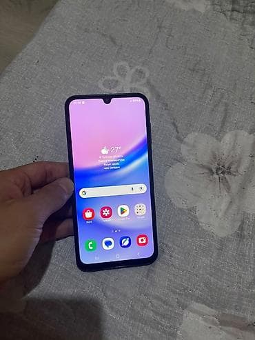 aiphone 16: Samsung Galaxy A15, Б/у, 256 ГБ, цвет - Синий, 2 SIM — 1