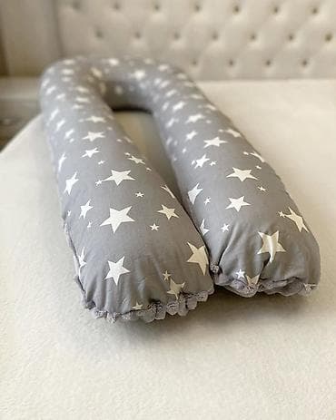 подушки ортопедические: U‑образная подушка для беременных и кормления - Форма: U‑образная — 6