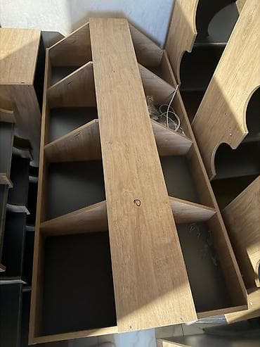 кованые полочки: Книжная полка, ЛДСП, Напольная — 1