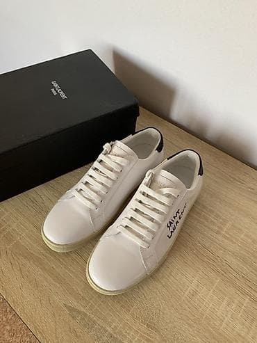 высокие кроссовки: Мужские кроссовки, 40, Yves Saint Laurent, Новый, цвет - Белый, Самовывоз, Платная доставка — 3