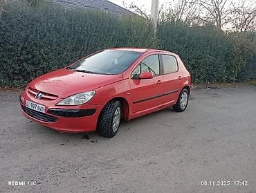 Унаа сатуу: Peugeot 307: 2001 г., 1.6 л, Кол менен иштөөчү, Бензин, Хетчбек — 2