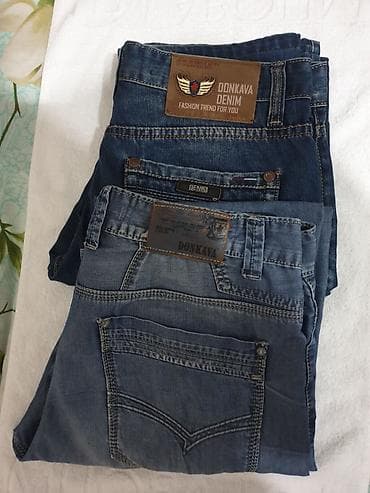 Жынсылар: Джинсы Donkava Denim. Производство Турция. Б/У. Две пары. Состояние — 2