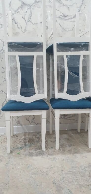 фиолетовая кухонная мебель: Стул для кухни, Дерево, цвет - Белый — 4