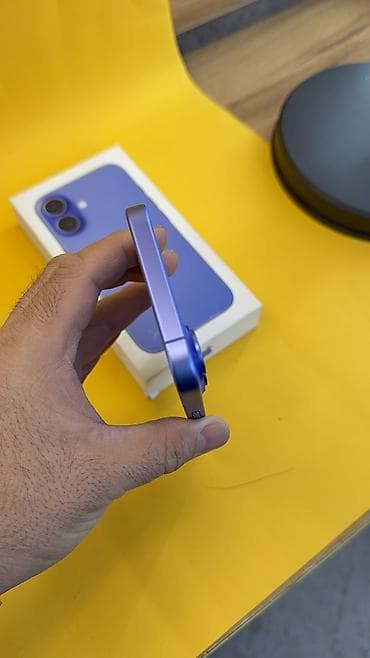 Уюлдук телефондор жана аксессуарлар: IPhone 16, Колдонулган, 128 ГБ, Куту, 97 % — 6