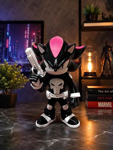 лего соник: Shadow Sonic / кастомная 3D фигурка / Большая коллекционная фигурка — 1