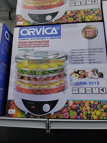 Техника жана электроника: Сушилка для овощей и фруктов ORVICA ORM-9010 - Электросушилка для — 1