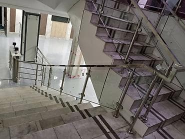 стекло для стол: Стеклянные перила из нержавеющей стали - Современные ограждения для — 3