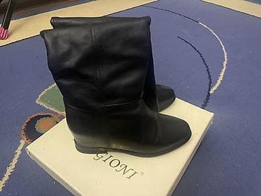 Сабо: Женские сапоги GIONNI - Цвет: чёрный - Материал верха: натуральная — 2