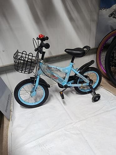 велосипед дет: Детский велосипед, 4-колесный, 4 - 6 лет, Для мальчика, Новый — 1