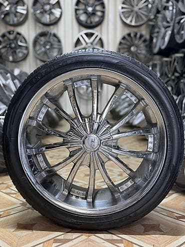 Дөңгөлөктөр монтажда 245 / 35 / R 20, Жай, Колдонулган, Комплект, Жеңил унаалар, Куйма, тешиктери - 5