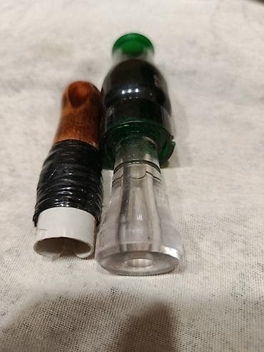 Манки для охоты на утку (набор из 2 штук) и на гуся Состав: - Манок с